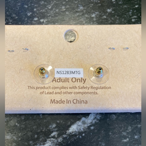 Ruff-skch Statement Necklace 19” adjustable Turquoise Lime Blue w/ earrings - Picture 6 of 6